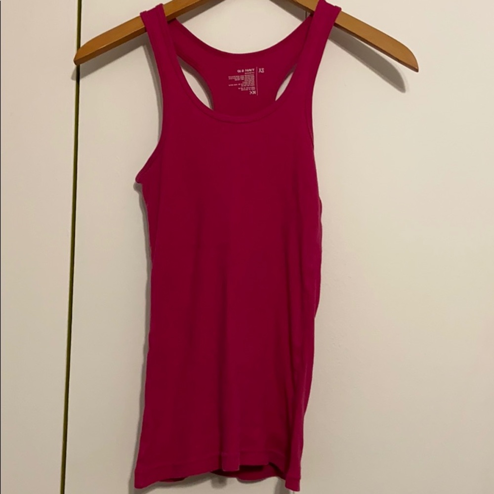 Pink OLDNAVY ribbed tank